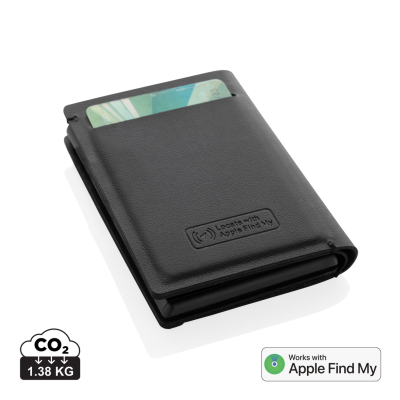 SEEKCARD RCS RPOLYESTER CARD WALLET with Worldwide Locating in Black