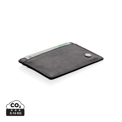 SWISS PEAK RFID ANTI-SKIMMING CARD HOLDER in Black