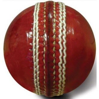 FULL SIZE LEATHER CRICKET BALL