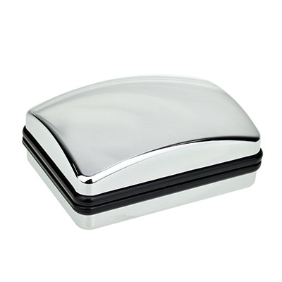 CHROMED PLASTIC CUFF LINKS BOX