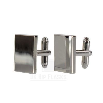 RECTANGULAR CUFF LINKS in Silver