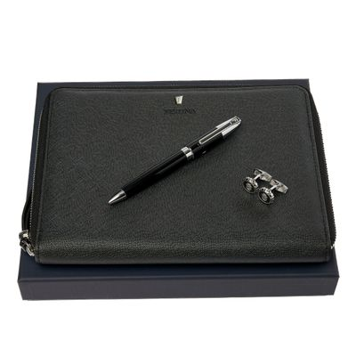 SET FESTINA (BALLPOINT PEN, CONFERENCE FOLDER A5 & CUFFLINKS)