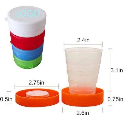 PLASTIC TELESCOPIC COLLAPSIBLE FOLDING CUP