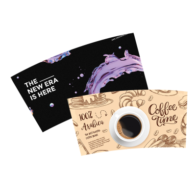 CUP SLEEVES - GLUED CORRUGATED CARD - LARGE 12-16OZ