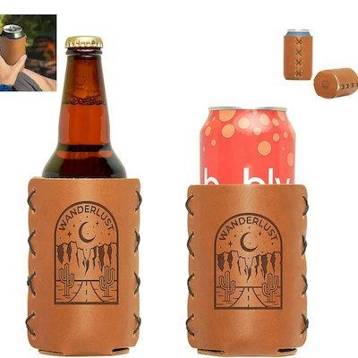 GENUINE LEATHER CUP HOLDER