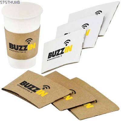 SOLID PAPER CUP SLEEVE 12-16OZ-360-480ML