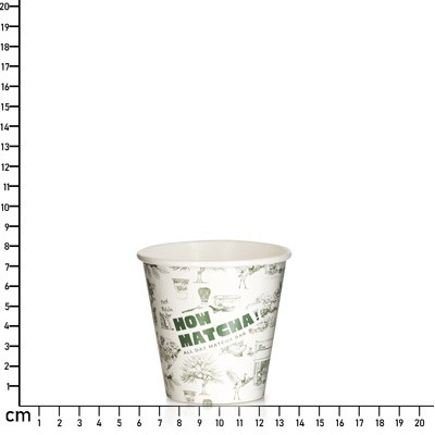 215ML (6OZ) PLASTIC-FREE, FULL-COLOUR PRINTED SINGLE-WALL PAPER CUP
