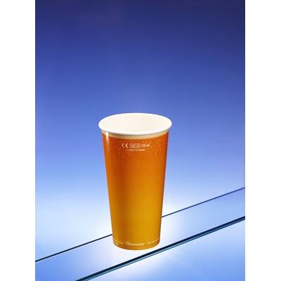 COMPOSTABLE & RECYCLABLE PAPER PINT CUP