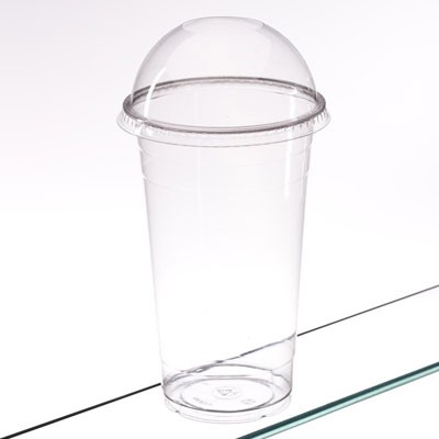 COMPOSTABLE SMOOTHIE CUP with Lids