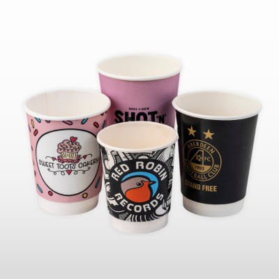 PRINTED RECYCLABLE DOUBLE WALL PAPER CUP