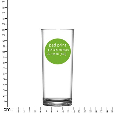 284ML (10OZ) SHATTERPROOF HALF PINT HIGHBALL (70G)