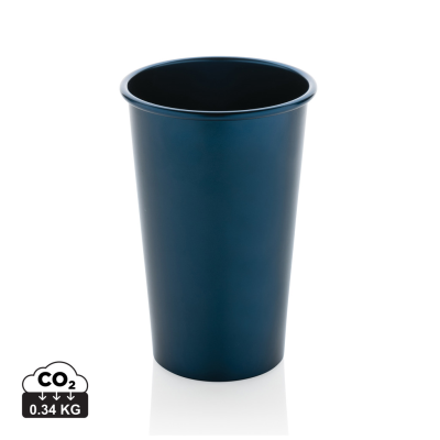 ALO RCS RECYCLED ALUMINIUM METAL LIGHTWEIGHT CUP 450ML in Navy