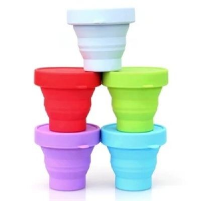 COLLAPSIBLE SILICONE CUP - 8 OZ