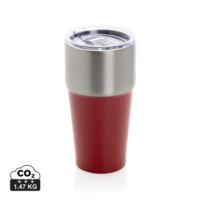FLUID RCS CERTIFIED RECYCLED STEEL TUMBLER 500ML in Red