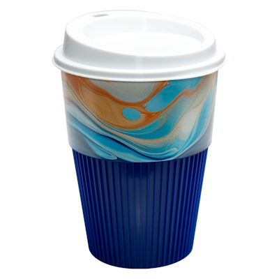 PULSE COFFEE CUP BLUE