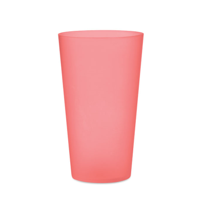 REUSABLE EVENT CUP 500ML in Red