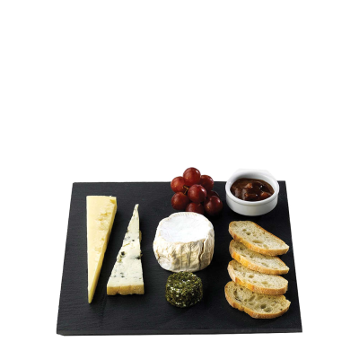 SQUARE SLATE PLATTER (20X20CM)