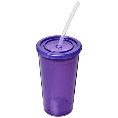 STADIUM 350 ML DOUBLE-WALLED CUP in Purple