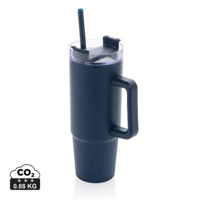 TANA RCS PLASTIC TUMBLER with Handle 750Ml in Navy - PROMOTIONAL CORPORATE GIFT
