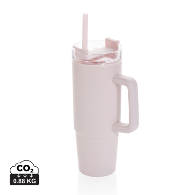 TANA RCS PLASTIC TUMBLER with Handle 750Ml in Pink