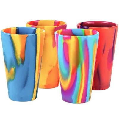 UNBREAKABLE REUSABLE 16-OUNCE SILIPINT SILICONE CUP SHATTERPROOF