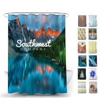 POLYESTER SHOWER CURTAIN