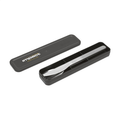 BRABANTIA MAKE & TAKE CUTLERY SET in Silver