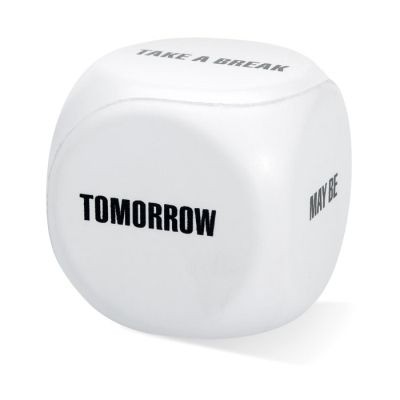 ANTI-STRESS DECISION DICE in White