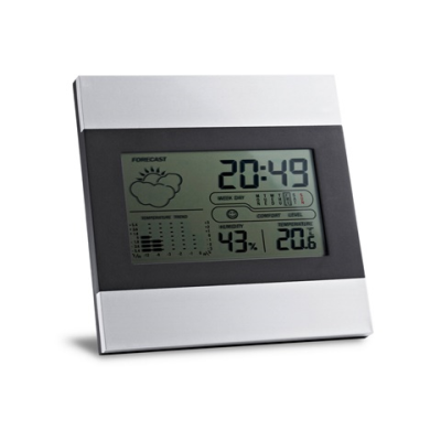 DENE DESK TOP WEATHER STATION with Aluminium Metal & ABS LCD Screen