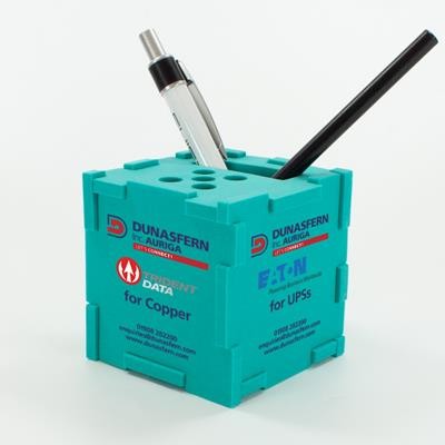 LARGE 75MM FOAM CUBE DESK TIDY ORGANIZER PUZZLE