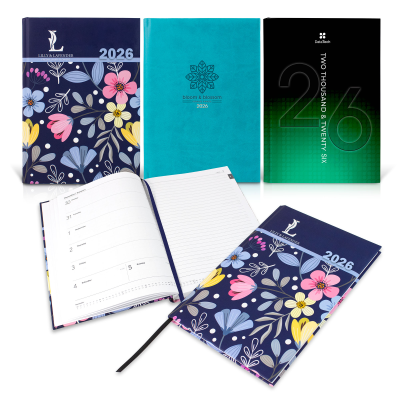 B5 WEEK-TO-VIEW DIARY FULL COLOUR