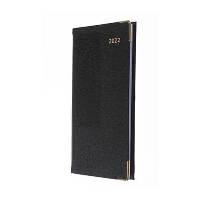 COLLINS BUSINESS POCKET SLIMCHART WEEK TO VIEW APPOINTMENT PORTRAIT DIARY in Black