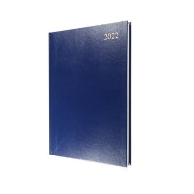 COLLINS ESSENTIAL A4 DAY PAGE DIARY in Blue