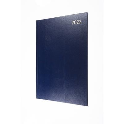 COLLINS ESSENTIAL A4 WEEK TO VIEW DIARY in Blue