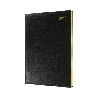 COLLINS QUARTO BUSINESS WEEK APPOINTMENT DIARY in Black
