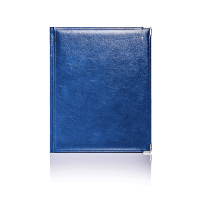 COLOMBIA DELUXE QUARTO WEEKLY DIARY SILVER TRIM