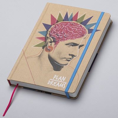 MINDNOTES DIARY in Kraft Hardcover