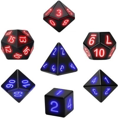 7PCS LED LIGHTS ELECTRONIC DICE SET