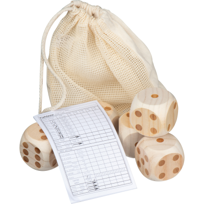 XXL DICE SET LAS VEGAS in Beige 