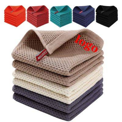 COTTON WAFFLE WEAVE KITCHEN DISH CLOTH