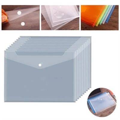 A4 CLEAR TRANSPARENT DOCUMENT ENVELOPE