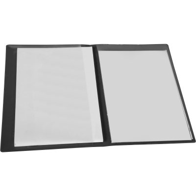 A5 PLASTIC DOCUMENT FOLDER in Black