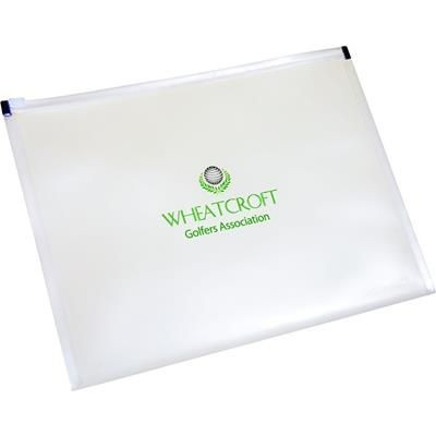 A5 ZIPPER WALLET in Gloss Transparent