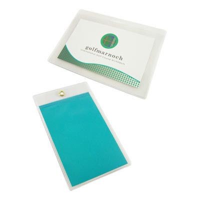 CLEAR PVC DOCUMENT WALLET