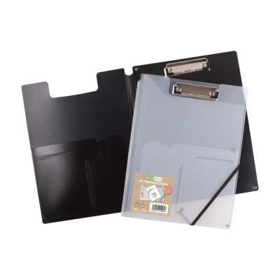 ECO-ECO A5 50% RECYCLED CLIPBOARD FOLDER (UK STOCK)