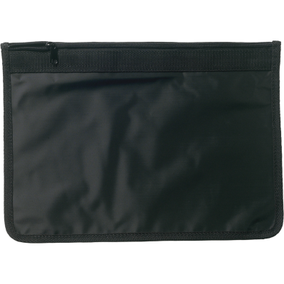 NYLON DOCUMENT BAG in Black