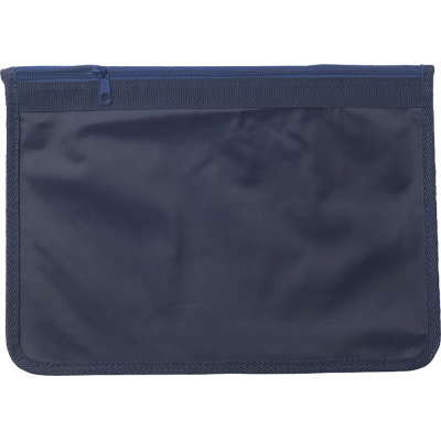 NYLON DOCUMENT BAG in Blue