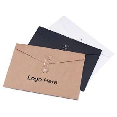 STRING-TIE CLOSURE A4 PAPER ENVELOPE FILE HOLDER ORGANIZER