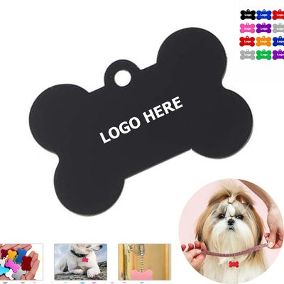 BONE SHAPE PET ID TAGS FOR DOGS AND CATS - PROMOTIONAL CORPORATE GIFT