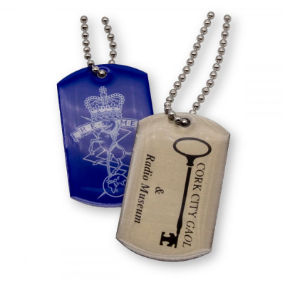 PRINTED METAL DOG TAG